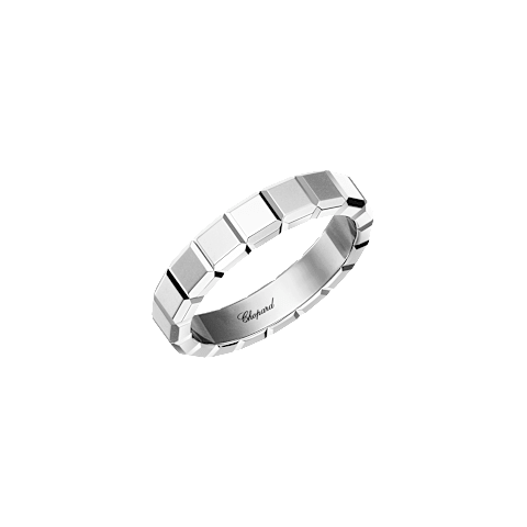 Chopard Ice Cube Collection Ring — White Gold, Swiss Luxury Jewelry