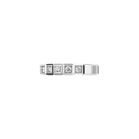 Chopard Ice Cube Collection Ring — White Gold, Swiss Luxury Jewelry