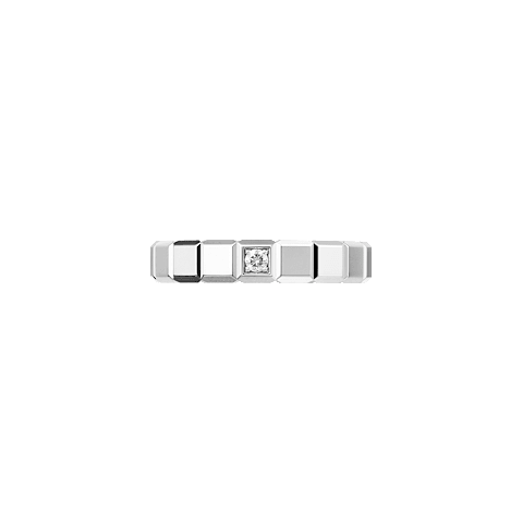 Chopard Ice Cube Collection Ring — White Gold, Swiss Luxury Jewelry