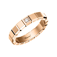 Chopard Ice Cube Collection Ring — Swiss Luxury Rose Gold Jewelry