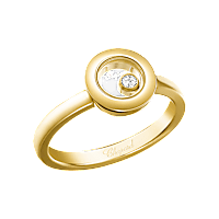 Chopard Happy Diamonds Icons Ring — Yellow Gold, Swiss Luxury Jewelry