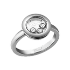 Chopard Happy Diamonds Icons Ring — White Gold, Swiss Luxury Jewelry