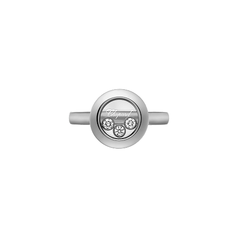 Chopard Happy Diamonds Icons Ring — White Gold, Swiss Luxury Jewelry