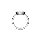 Chopard Happy Diamonds Icons Ring — White Gold, Swiss Luxury Jewelry