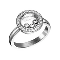 Chopard Happy Diamonds Icons Ring — White Gold, Swiss Luxury Jewelry