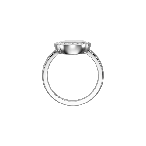 Chopard Happy Diamonds Icons Ring — White Gold, Swiss Luxury Jewelry