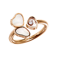 Chopard My Happy Hearts Collection Ring – Rose Gold, Swiss Luxury Jewelry