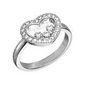 Chopard Happy Diamonds Icons Ring — White Gold, Swiss Luxury Jewelry