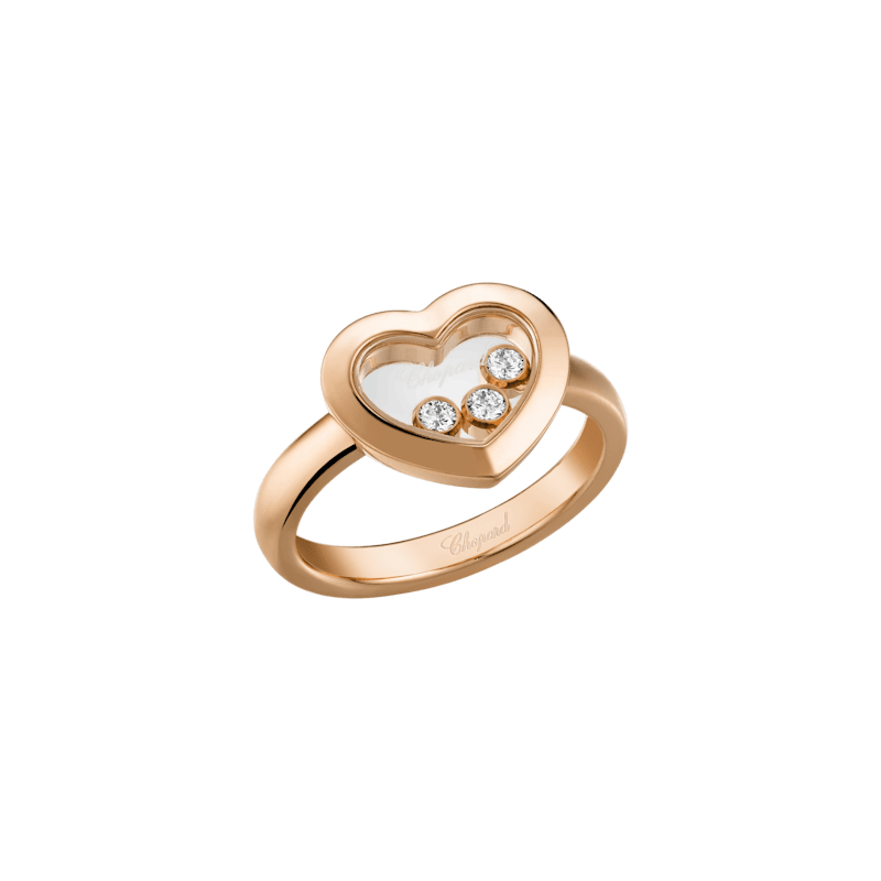 Chopard Happy Hearts Ring — White Gold, Swiss Luxury Jewelry