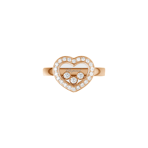 Chopard Happy Diamonds Icons Ring — White Gold, Swiss Luxury Jewelry