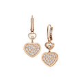 Chopard Happy Hearts Collection Drop Earrings – Rose Gold, Swiss Luxury Jewelry