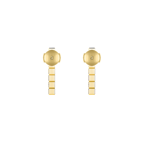 Chopard Ice Cube Collection Drop Earrings – Yellow Gold, Swiss Luxury Jewelry