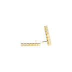 Chopard Ice Cube Collection Drop Earrings – Yellow Gold, Swiss Luxury Jewelry