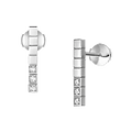 Chopard Ice Cube Collection Drop Earrings – White Gold, Swiss Luxury Jewelry