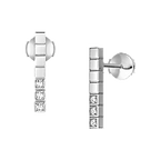 Chopard Ice Cube Collection Drop Earrings – White Gold, Swiss Luxury Jewelry