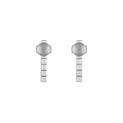 Chopard Ice Cube Collection Drop Earrings – White Gold, Swiss Luxury Jewelry