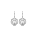 Chopard Happy Spirit Collection Earrings — White Gold, Swiss Luxury Jewelry