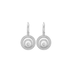 Chopard Happy Spirit Collection Earrings — White Gold, Swiss Luxury Jewelry