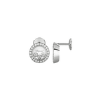 Chopard Happy Diamonds Icons earrings – white gold, Swiss luxury jewelry