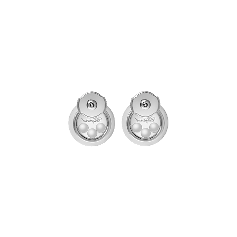 Chopard Happy Diamonds Icons earrings – white gold, Swiss luxury jewelry