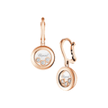 Chopard Happy Diamonds Icons collection drop earrings – rose gold, Swiss luxury jewelry