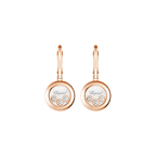 Chopard Happy Diamonds Icons collection drop earrings – rose gold, Swiss luxury jewelry