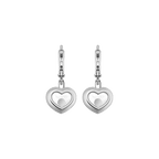 Chopard Happy Hearts Collection Drop Earrings – White Gold, Swiss Luxury Jewelry