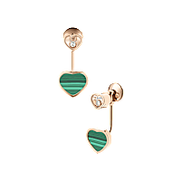 Chopard Happy Hearts Long Earrings – Rose Gold, Swiss Luxury Jewelry