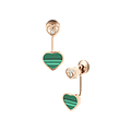 Chopard Happy Hearts Long Earrings – Rose Gold, Swiss Luxury Jewelry
