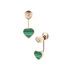 Chopard Happy Hearts Long Earrings – Rose Gold, Swiss Luxury Jewelry