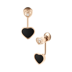 Chopard Happy Hearts Long Earrings – Rose Gold, Swiss Luxury Jewelry