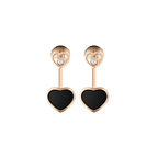 Chopard Happy Hearts Long Earrings – Rose Gold, Swiss Luxury Jewelry