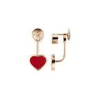 Chopard Happy Hearts Long Earrings – Rose Gold, Swiss Luxury Jewelry