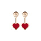 Chopard Happy Hearts Long Earrings – Rose Gold, Swiss Luxury Jewelry
