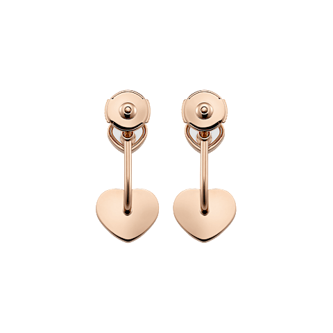 Chopard Happy Hearts Long Earrings – Rose Gold, Swiss Luxury Jewelry