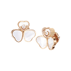 Chopard Happy Hearts Wings Stud Earrings – Rose Gold (Swiss Luxury Jewelry)