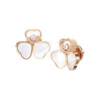 Chopard Happy Hearts Wings Stud Earrings – Rose Gold (Swiss Luxury Jewelry)