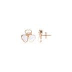 Chopard Happy Hearts Wings Stud Earrings – Rose Gold (Swiss Luxury Jewelry)