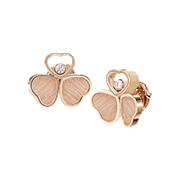 Chopard Happy Hearts Wings Stud Earrings – Rose Gold (Swiss Luxury Jewelry)