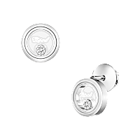 Chopard Happy Diamonds Diamond Stud Earrings – Swiss Luxury White Gold Jewelry