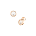 Chopard Happy Diamonds Collection Stud Earrings – Rose Gold, Swiss Luxury Jewelry