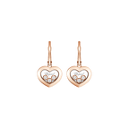 Chopard Happy Hearts Collection Drop Earrings – White Gold, Swiss Luxury Jewelry