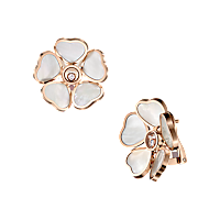 Chopard Happy Hearts Flowers Stud Earrings – Rose Gold (Swiss Luxury Jewelry)