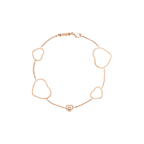 Chopard Happy Hearts bracelet—iconic heart-shaped jewelry in rose gold.