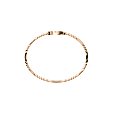 Chopard Happy Hearts Bracelet — Rose Gold, Carnelian, and Diamonds