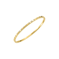 "Ice Cube" Style Square Bangle – Gold-Plated, Accented with Pavé Cubic Zirconia (CZ) – Minimalist Geometric Open Bangle