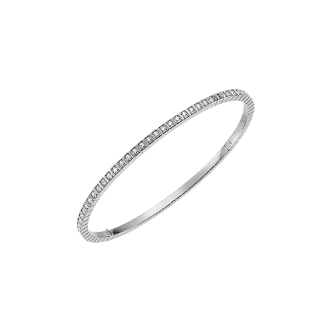 Chopard Ice Cube Full-Set Diamond Bangle Bracelet in Yellow Gold