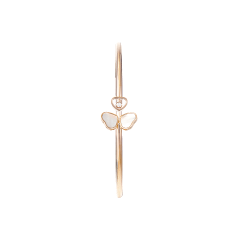Chopard Happy Hearts Wings Bracelet — Rose Gold, Mother-of-Pearl, and Diamonds