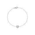 Chopard My Happy Hearts Collection White Gold and Diamond Bracelet – Heart-Pendant Fine Jewelry