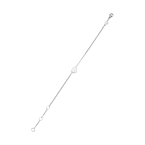 Chopard My Happy Hearts Collection White Gold and Diamond Bracelet – Heart-Pendant Fine Jewelry